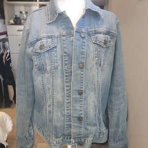 Cherokee Medium Wash Denim Jacket Size XL.